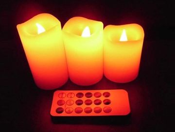 Uzaktan Kumandalı Renk Değiştiren Led Mum Candles (3 Adet)