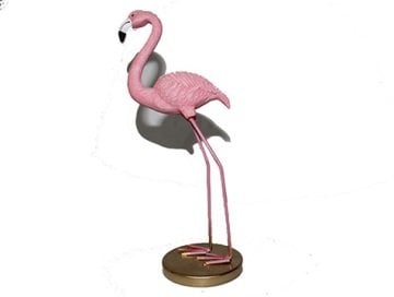 Flamingo Tasarım Polyester Dekoratif Biblo
