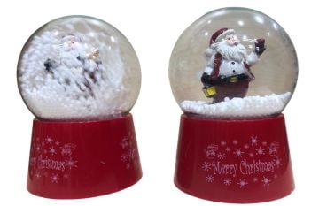 Kar Püskürten Noel Baba Müzikli Kurmalı Kar Küresi