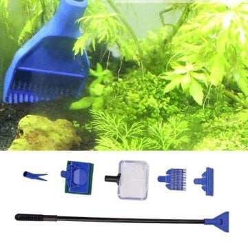 5 in 1 Akvaryum Tankı Temizleme Seti Akvaryum Balığı Bakım Seti