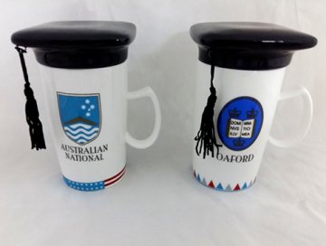 Kep Kapaklı Seramik Kupa Bardak