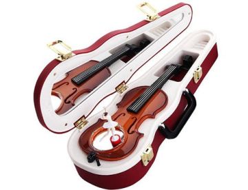 Dans Eden Balerinli Keman Müzik Kutusu Küçük