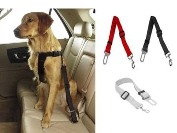 Köpek Kedi Araba Emniyet Kemeri Ayarlanabilir Tasma Araç Koltuğu