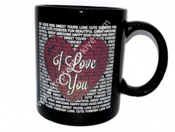 Sihirli Kalp Kupa Bardak Heart Beat Mug