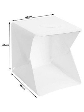 Mini Stüdyo Led Işıklı Ürün Fotoğraf Çekim Çadırı (40cm)