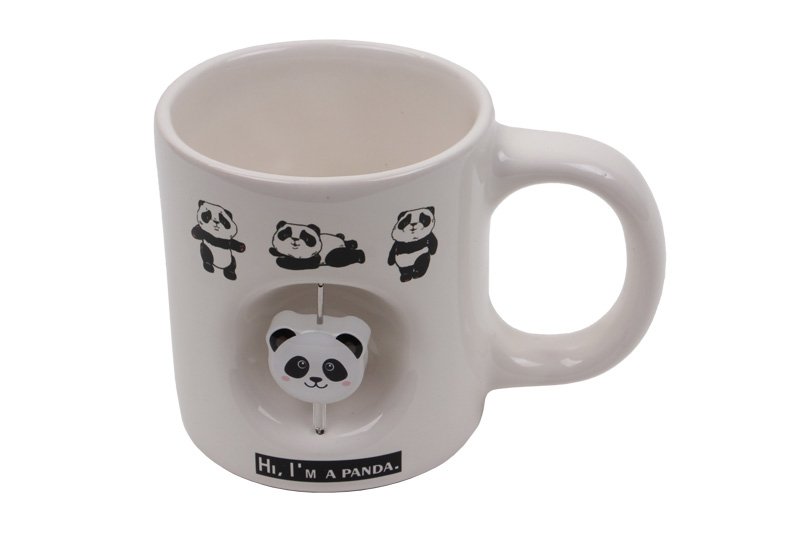 Panda Tasarımlı 3D Stres Seramik Kupa Bardak