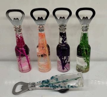 Mini Çiçek Tasarımlı Magnet ve Açacak