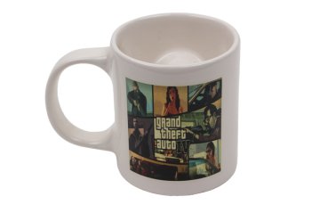 GTA Temalı Döner Objeli 3D Stres Kupa Bardak