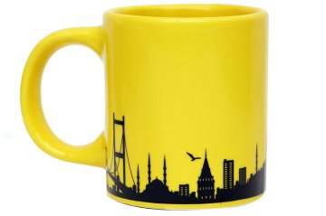 İstanbul Temalı Döner Objeli 3D Stres Kupa Bardak