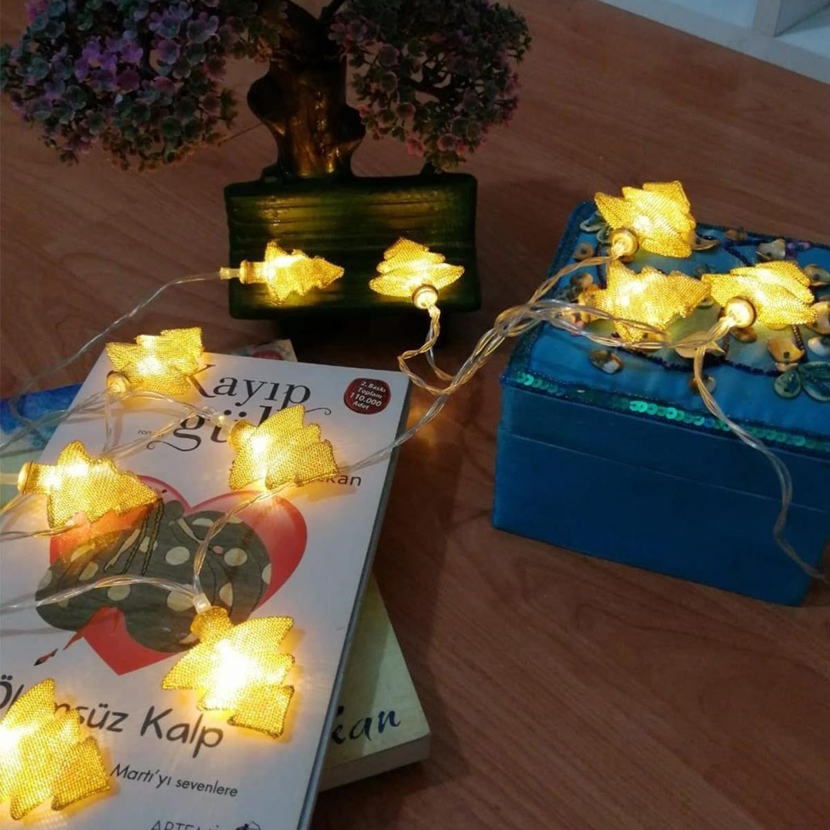 Çam Ağacı Şeklinde Yılbaşı Günışığı Şerit Led Işık Zinciri