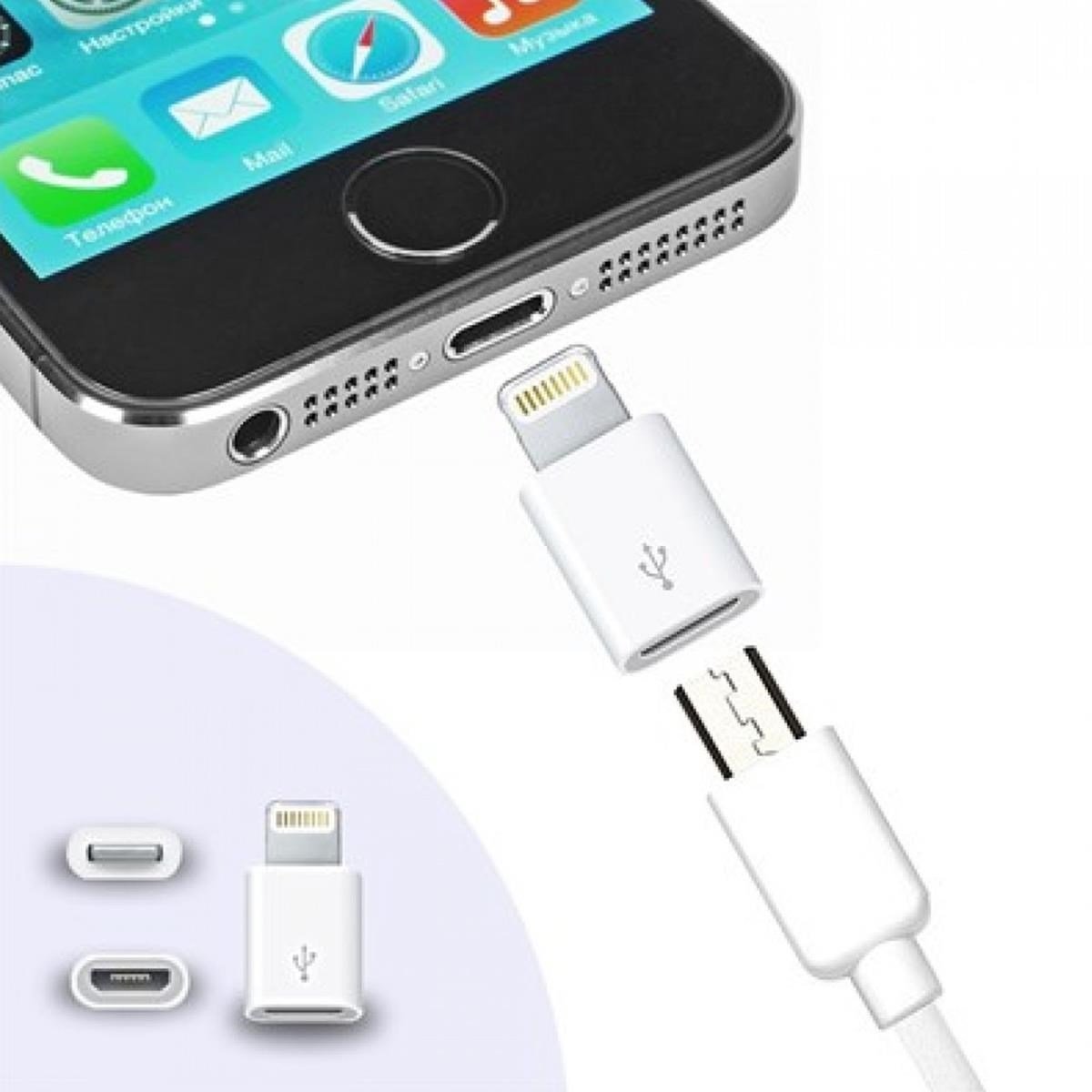 Apple iPhone iPad Micro Usb Dönüştürücü Adaptör OTG Aparat