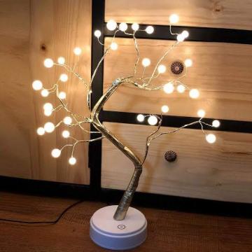 Dokunmatik 36 Led USB Ağaç Tasarımlı Lamba