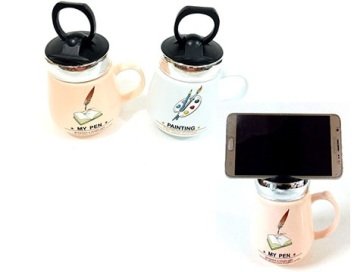Telefon Tutacak Seramik Kupa Bardak