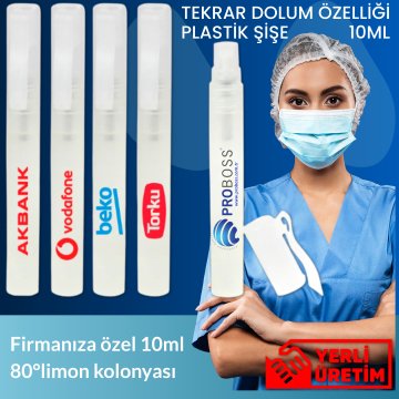 Kalem Şeklinde Tekrar Doldurulabilir Limon Kolonyası 10 ml
