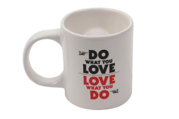 Love Döner Objeli 3D Seramik Stres Kupa Bardak