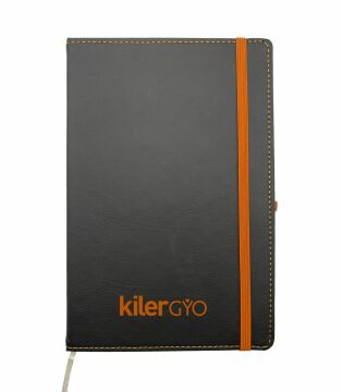 Renkli Dikişli Suni Deri Kapak Sihirli Defter