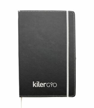 Renkli Dikişli Suni Deri Kapak Sihirli Defter