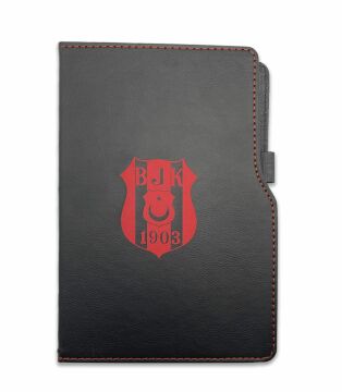 Renkli Dikişli Suni Deri Kalem Koymalı Sihirli Defter
