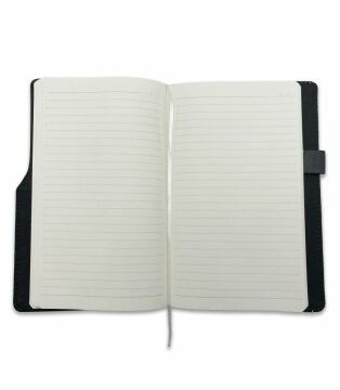Renkli Dikişli Suni Deri Kalem Koymalı Sihirli Defter