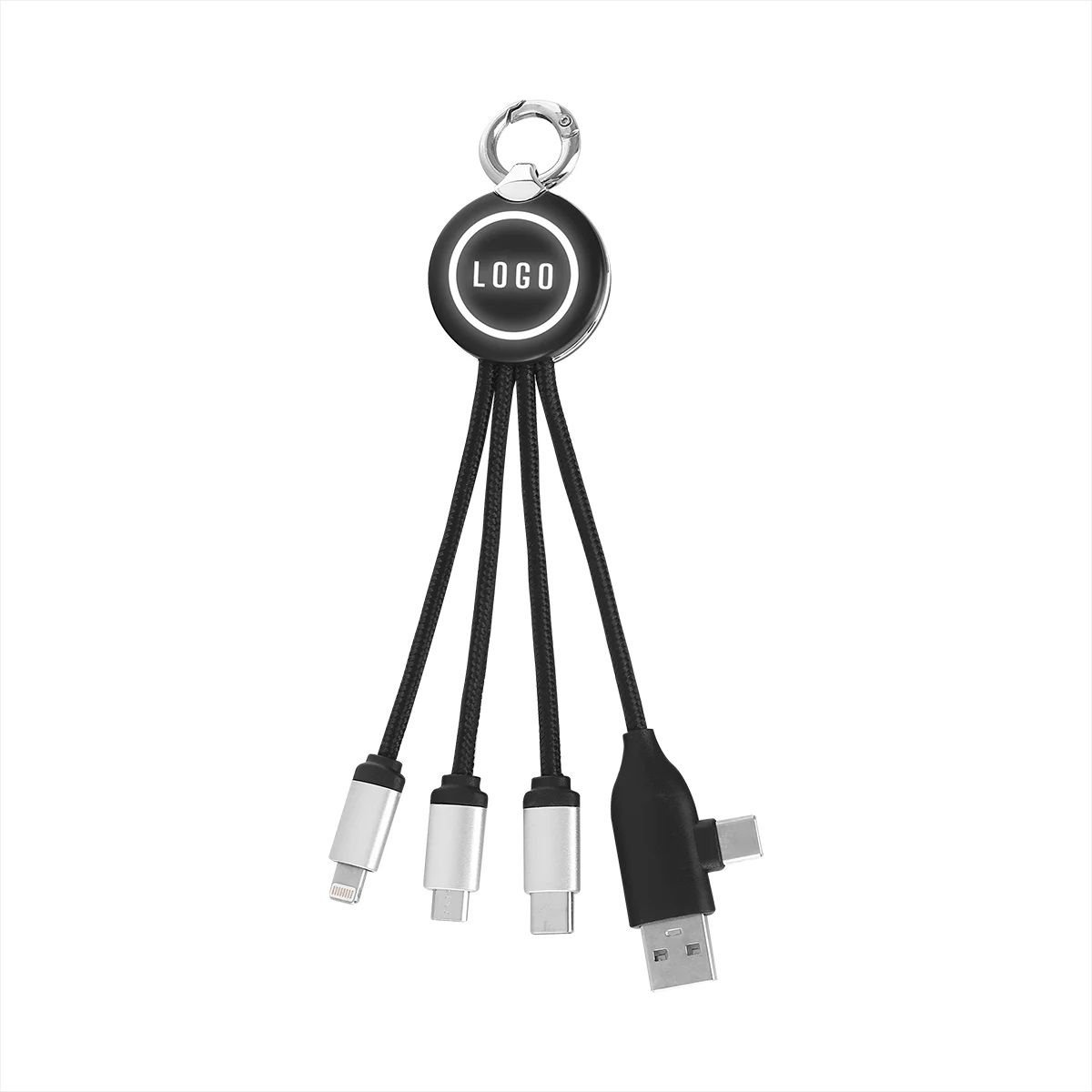Işıklı Çok Fonksiyonlu Usb Kablo