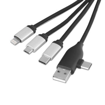 Işıklı Çok Fonksiyonlu Usb Kablo