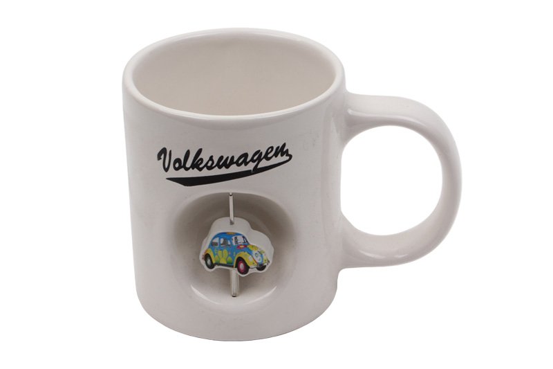Wolkswagen Beetle Döner Objeli 3D Stres Kupa Bardak