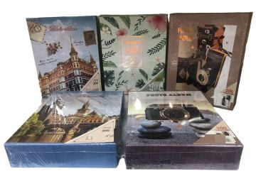 Fotoğraf Albümü London Ve Çiçekler Tasarımlı 200 Adet Resimli (10cm x 15cm)