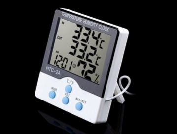 Dijital Termometre İç ve Dış Isı ve Nem Ölçer Higrometre