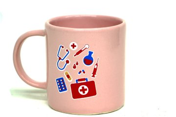 En Güzel Hemşire Yazılı 3D Stres Kupa Bardak