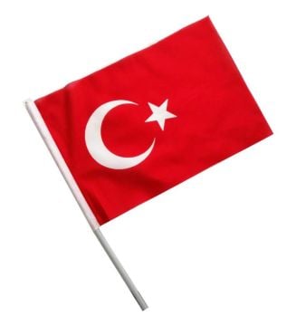 Raşel Kumaş Türk Bayrağı (30 cm x 45 cm)