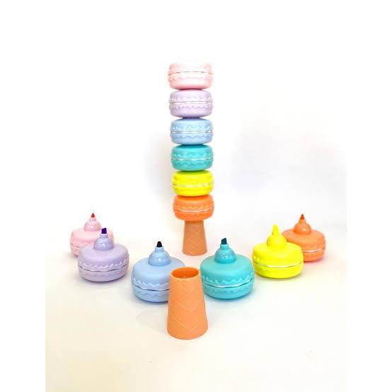 Makaron Fosforlu Kalem 6 Renk