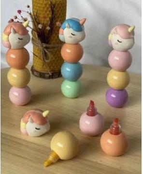 Unicorn Fosforlu Kalem 3 Renk