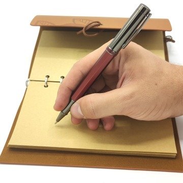 Kişiye Özel Yaprak Desenli Hatıra Defteri