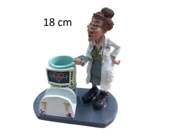 Polyester Doktor Tasarım Kartvizitlik & Kalemlik Biblo