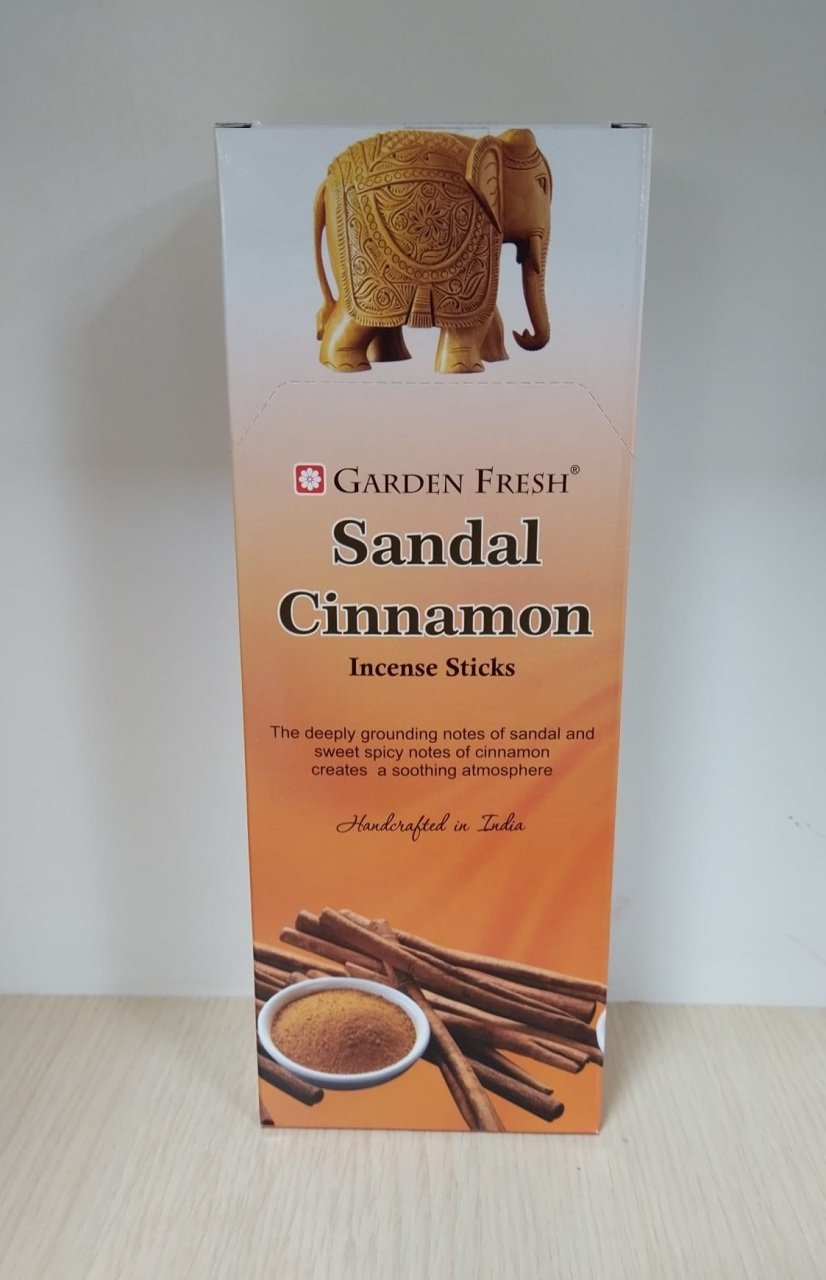 Garden Fresh Sandal Cinnamon Kokulu Çubuk Tütsü İncense Sticks (120 Adet)