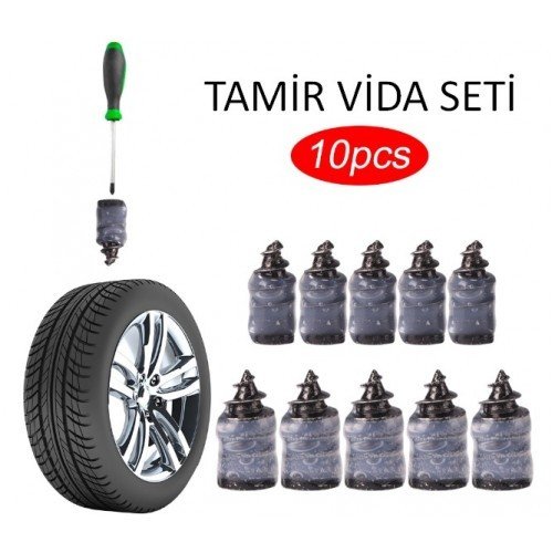 Lastik Tamir Vida Seti 10 Parça