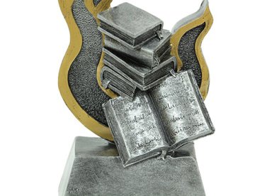 İsme Özel Eğitim Kitap Temalı Dekoratif Biblo ve Ödül