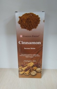 Garden Fresh Cinnamon Kokulu Çubuk Tütsü İncense Sticks (120 Adet)
