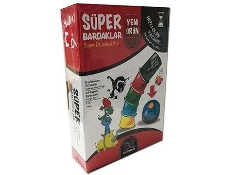 Süper Bardaklar Hızlı Pratik Akıl Zeka Mantık ve Strateji Oyunu