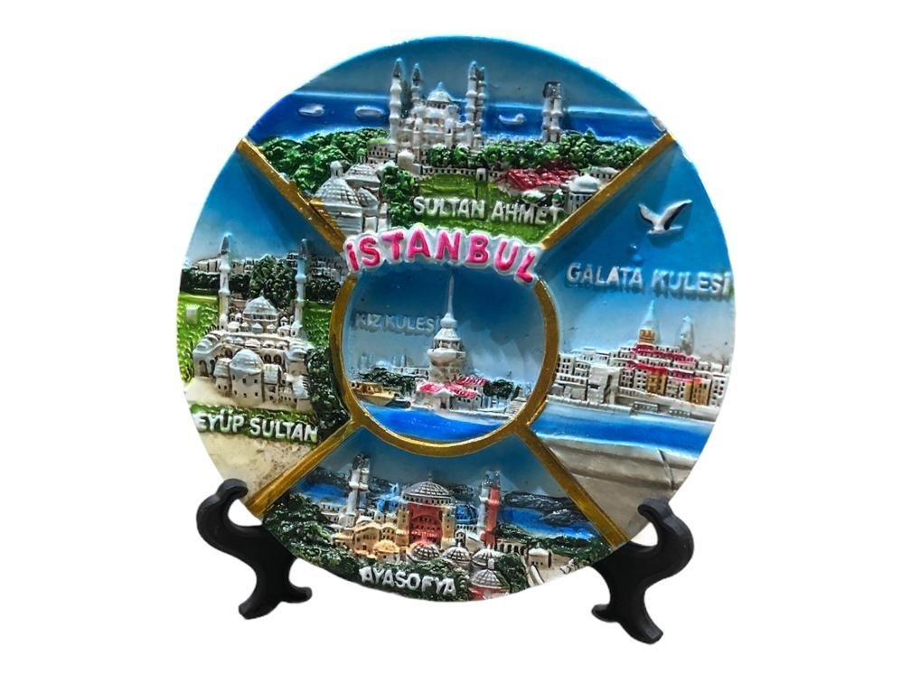 Dekoratif İstanbul Temalı Tabak