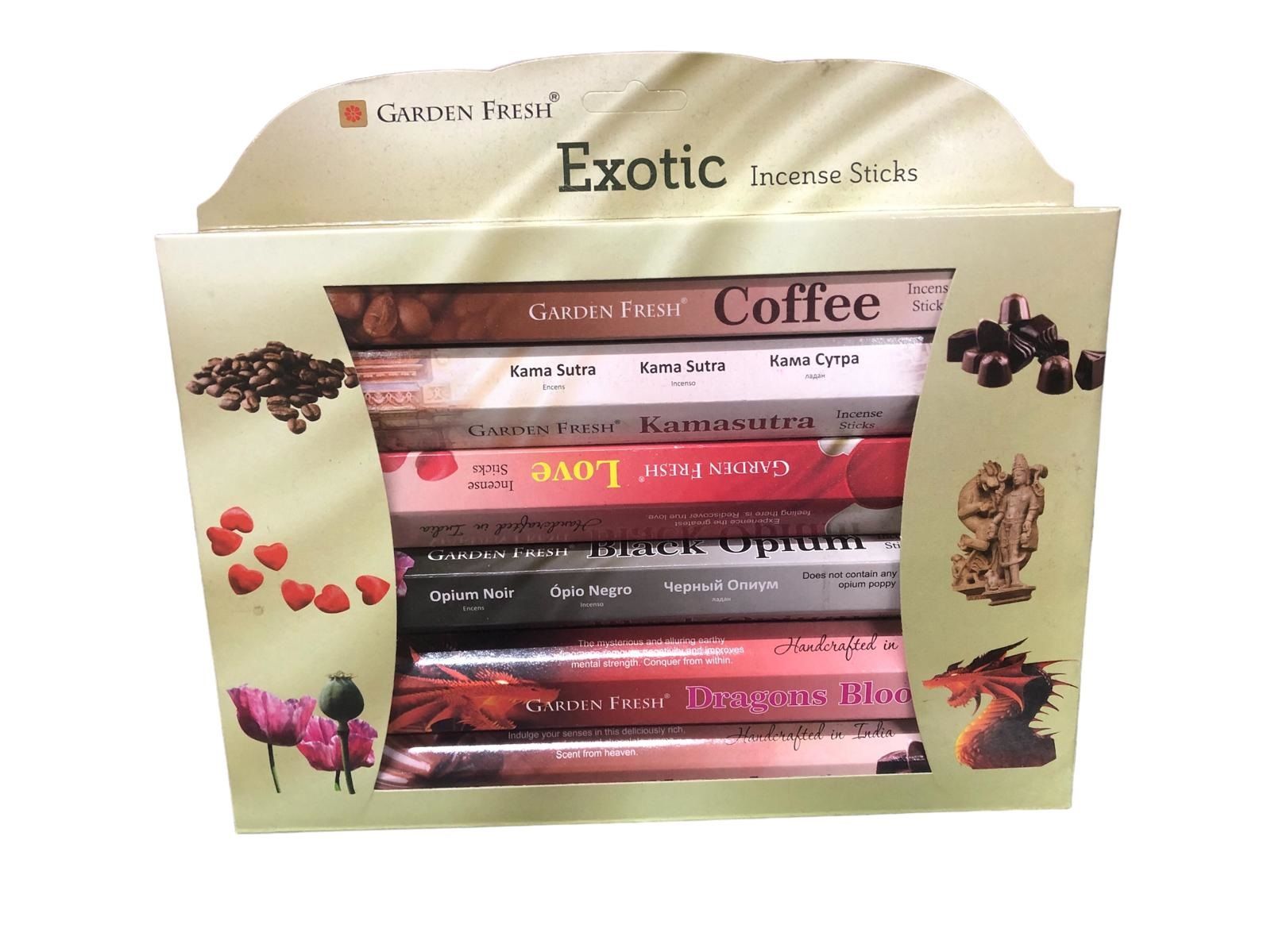Garden Karışık Erotic Incense Sticks Çubuk Tütsü Seti (120 Adet)