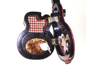 Balerinli Gitar Kurmalı Müzik Kutusu