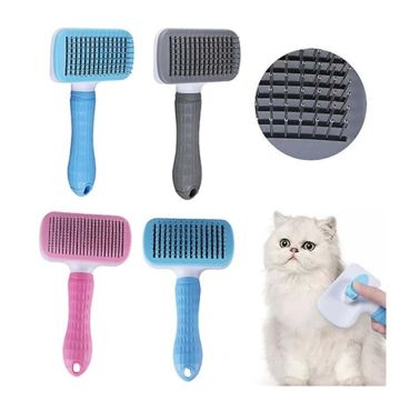 Kare Lüks Basmalı Kedi Köpek Tüy Toplayıcı Fırça