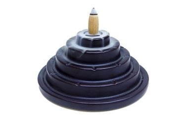 5 Katlı Oval Geri Akışlı Seramik Buhurdanlık