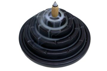 5 Katlı Oval Geri Akışlı Seramik Buhurdanlık