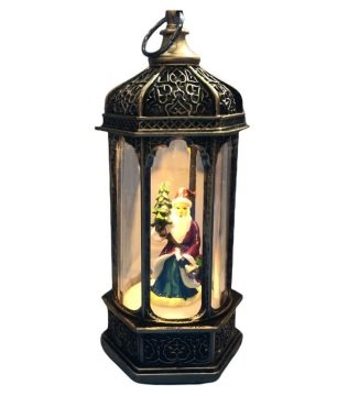Işıklı Dekoratif Yılbaşı Noel Baba Lambası