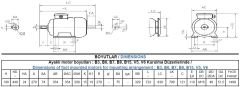 22 kw 30 HP 1500 GAMAK IE3 Trifaze Motor