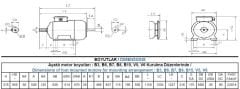 110 kw 150 HP 1500 GAMAK IE4 Döküm Trifaze Motor