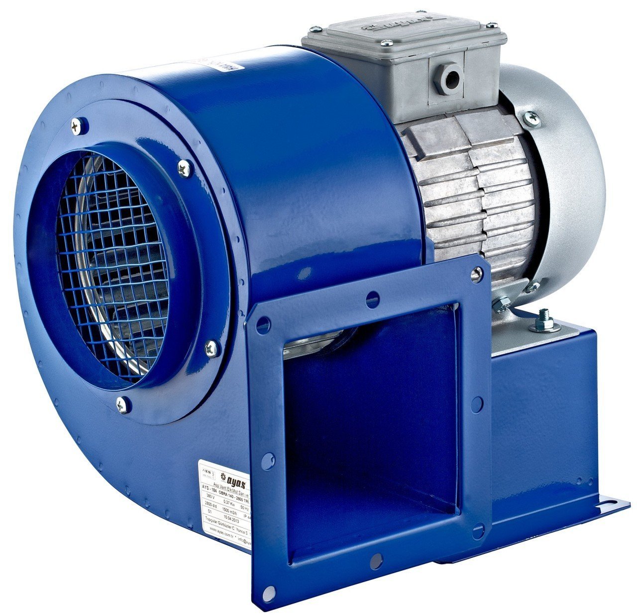 Tek Emişli Salyangoz Fan 380 Volt - OBRA 260 - 3000 - Sol