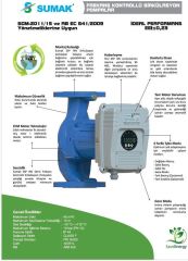 SUMAK SSP INV-50/15 Frekans Kontrollü Sirkülasyon Pompası